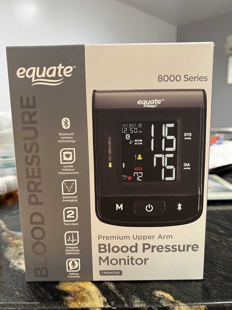 Equate 8000 Series Blood Pressure Monitor New