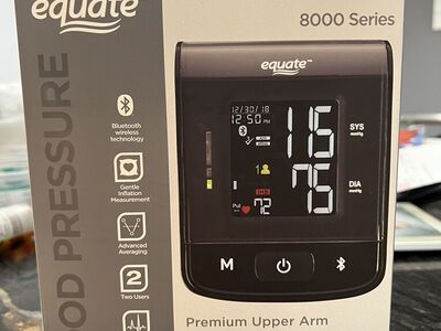 Equate 8000 Series Blood Pressure Monitor New