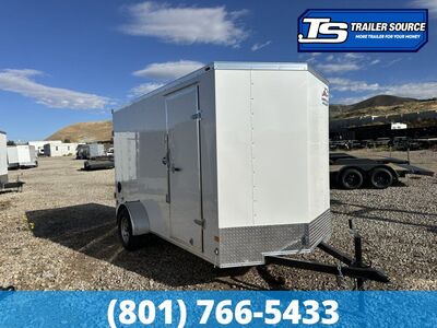 6x12 American Hauler Arrow Enclosed Cargo Trailer - 6'6" Interior - 3.5K GVWR Barn Doors