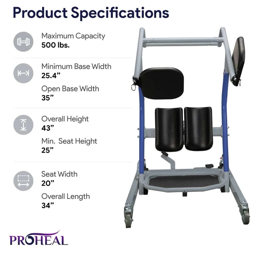 Patient Lift 500 Lb lift To Stand