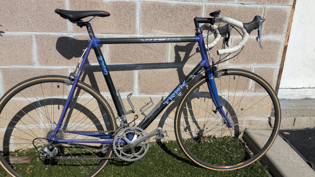 60cm. Vintage TREK USA 2300 Composite Shimano 600!