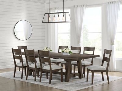 NEW COSTCO BRINLEY 9-PC DINING SET | SEATS 8 | DELIVERY AVAILABLE