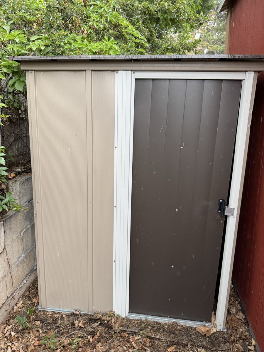 Metal shed