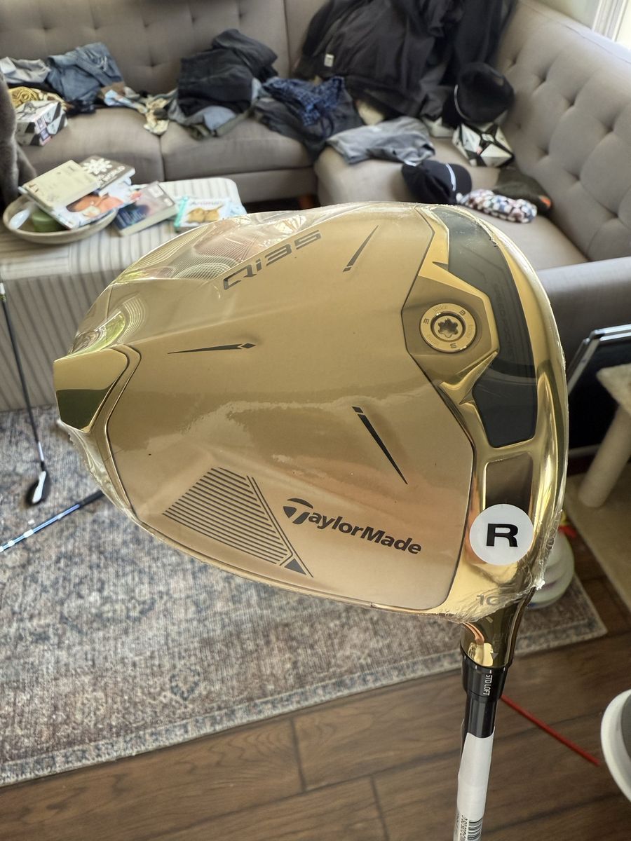 QI35 designer series gold driver 10.5 stiff flex new in plastic
