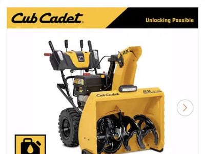 Cub Cadet EFI 2 stage Snow Blower -Delivery Option