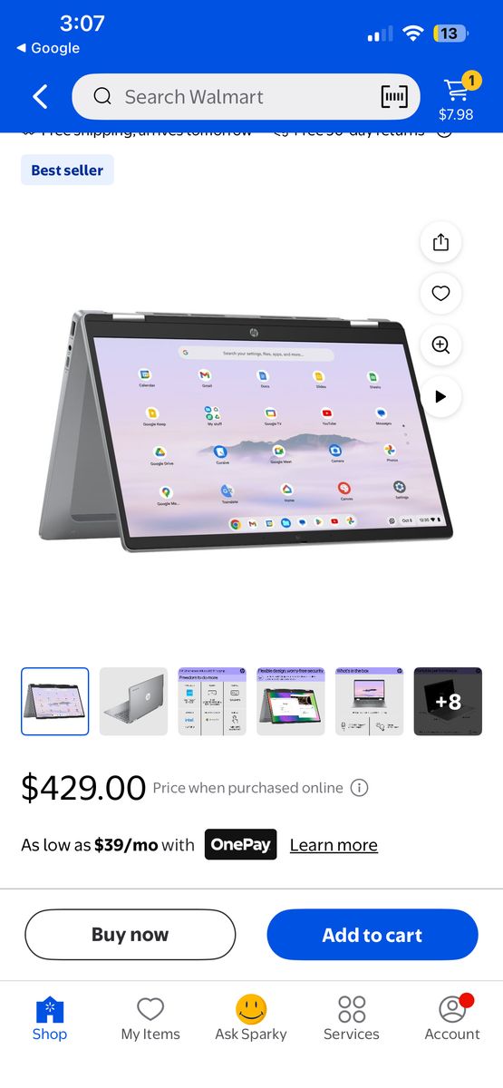 HP x360 Chromebook