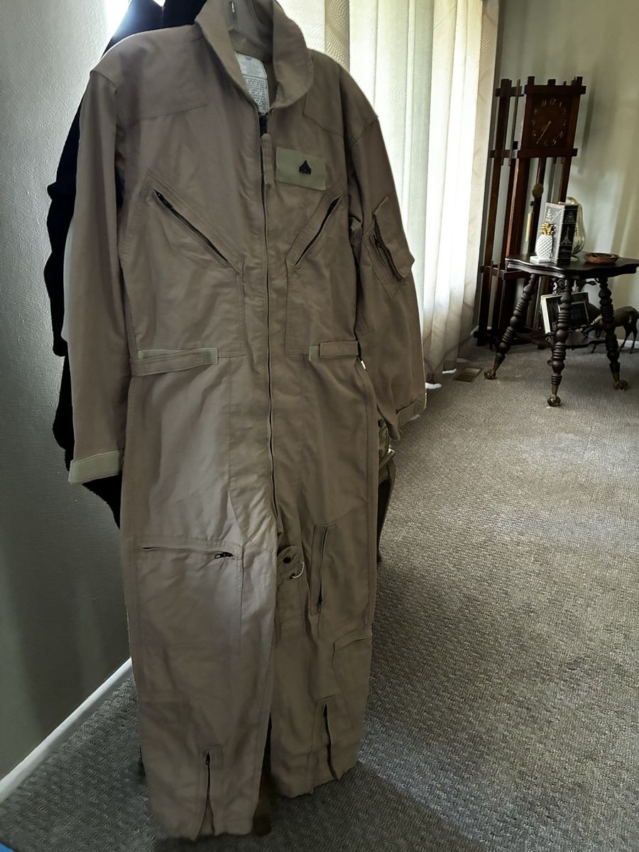 US Military Flyers Tan Coveralls Jumpsuit