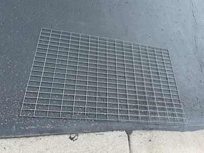 5 Welded Wire Fence Panels - 5' x 3' Galvanized Steel Mesh
