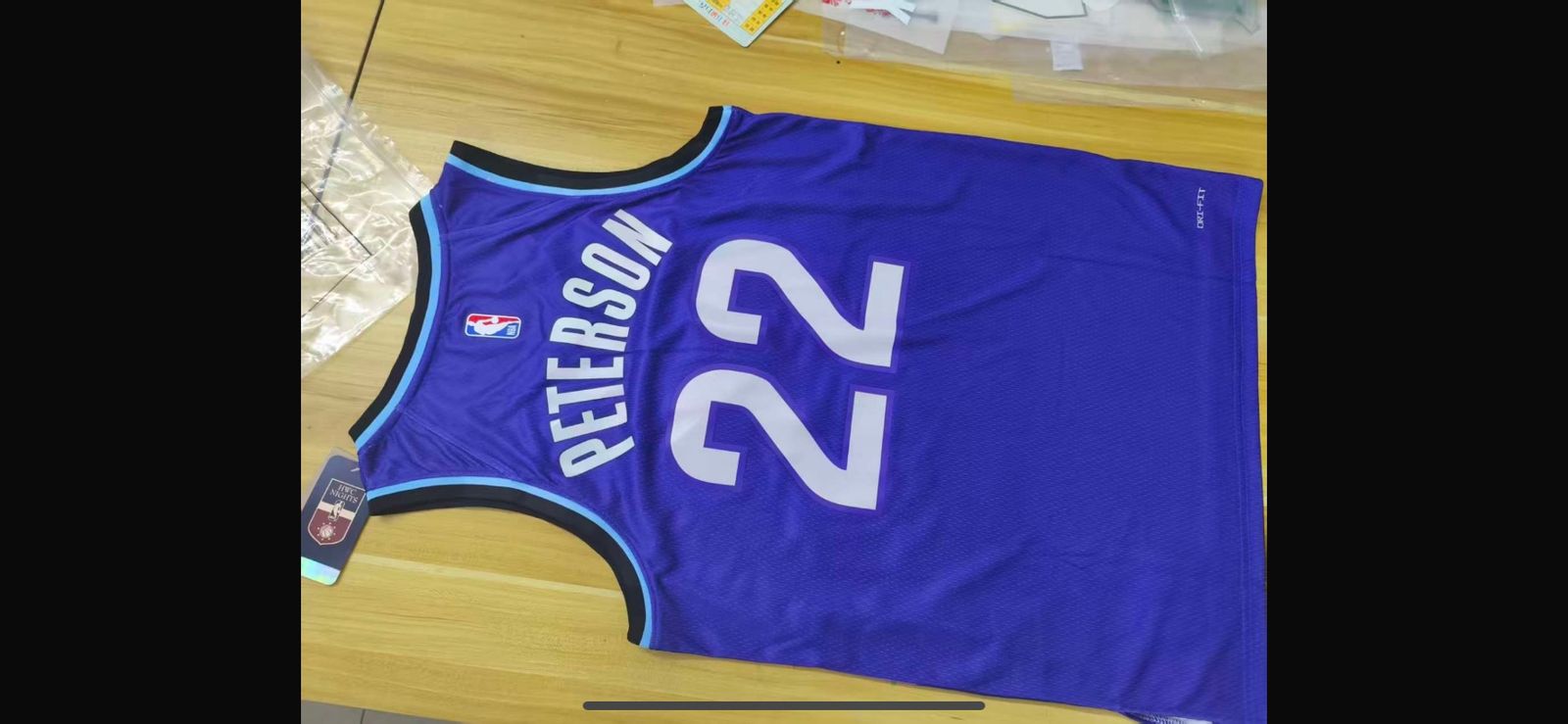 Darryn Peterson Utah Jazz Jersey All Sizes