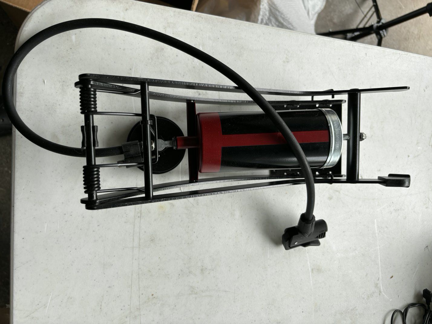 Portable Single Cylinder Foot Air Pump for Bicycle and Vehicle Tires