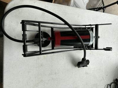 Portable Single Cylinder Foot Air Pump for Bicycle and Vehicle Tires