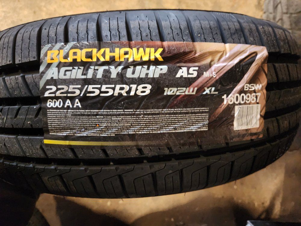 225/55r18 blackhawk agility suv