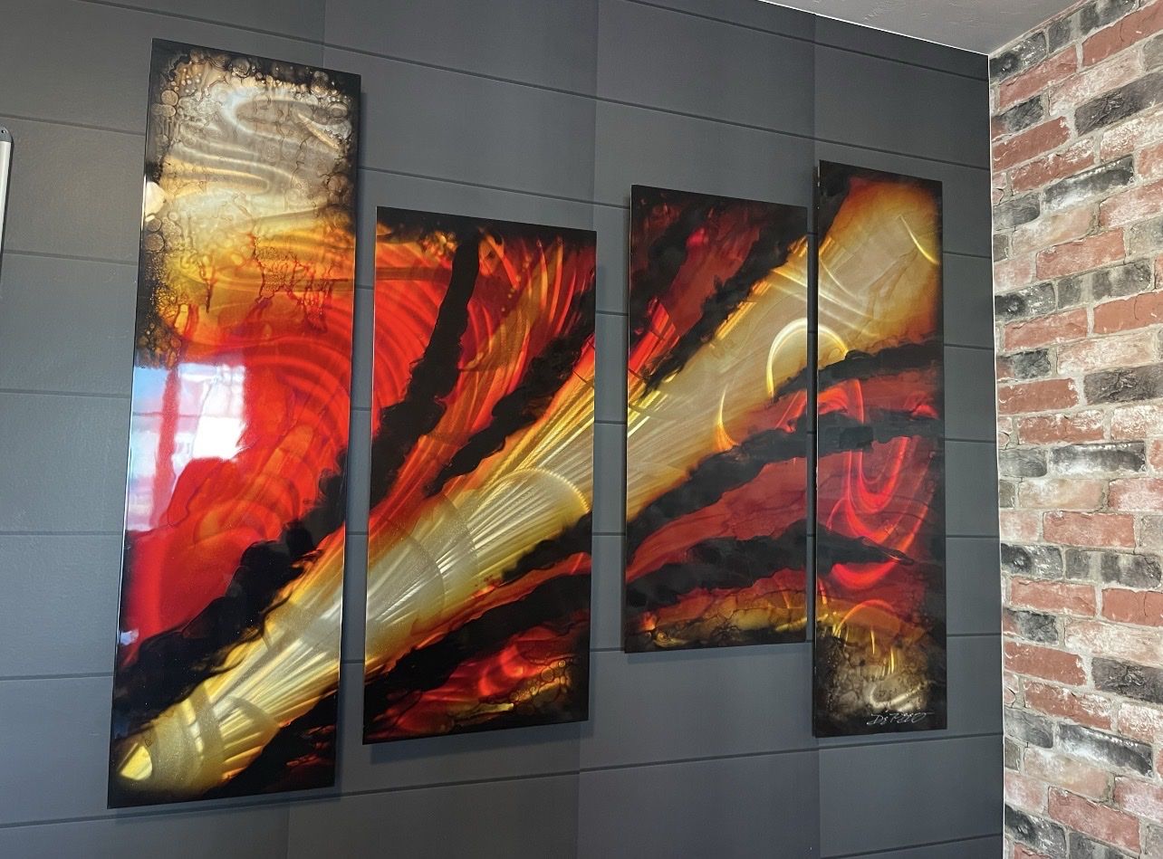 Metal Fire Art Work by Chris DeRubeis