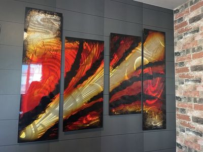 Metal Fire Art Work by Chris DeRubeis