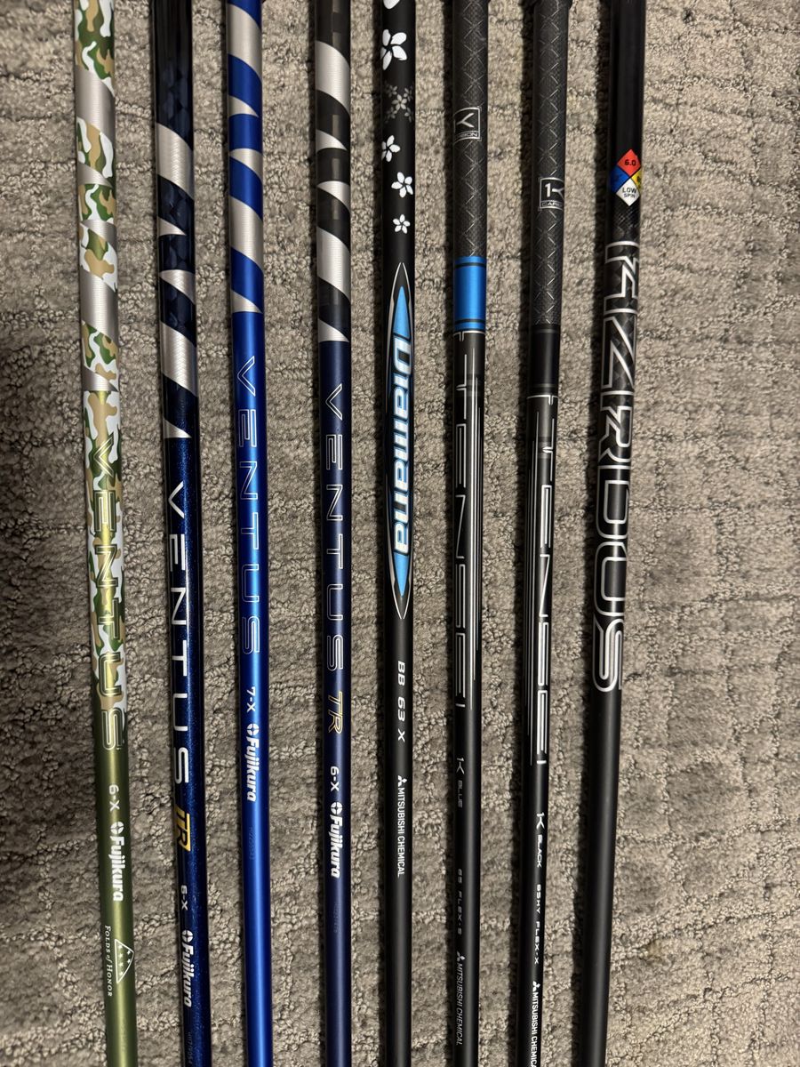 Golf shafts 