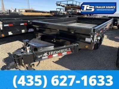 8x14 Iron Bull DDP Dump Trailer - 18" Sides - 15K GVWR