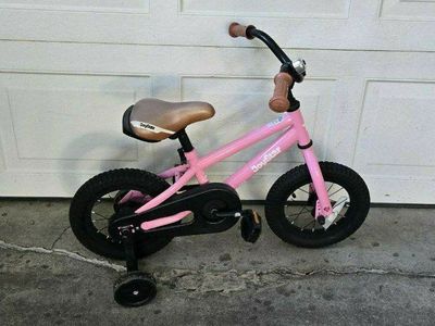 JOYSTAR Pink 12” Totem Girls Bike Training Wheels 2-5 Years Old