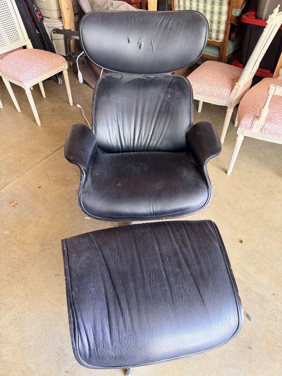 Plycraft Chair and Ottoman
