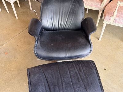 Plycraft Chair and Ottoman