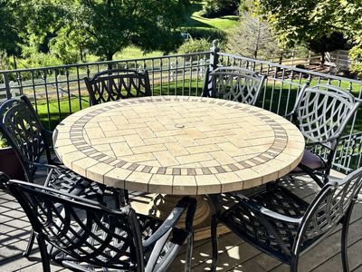 Outdoor table and chairs