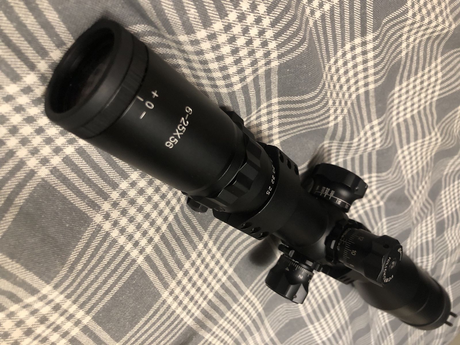 Millett Tactical Long Range LRS Rifle Scope 35mm Tube 6-25x 56mm Side Focus Illuminated Mil-DotBar Reticle.