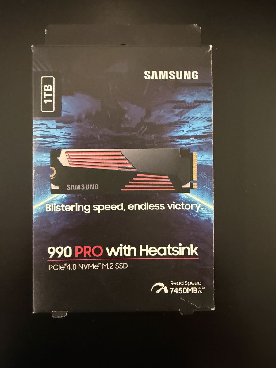 NVMe Samsung 990 Pro w/ Heatsink 1TB