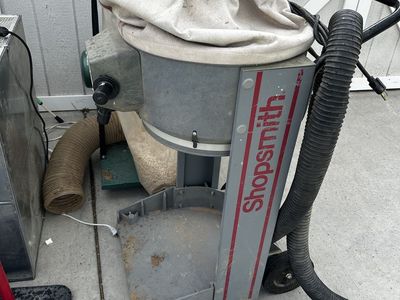 Shopsmith Dust Collector Woodworking Vacuum System with Hose and Bag