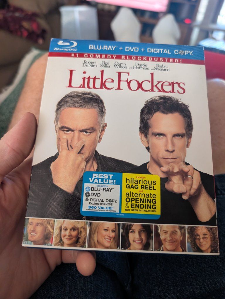 Little Fockers Blu-ray + DVD Combo Pack Comedy Movie with cover 