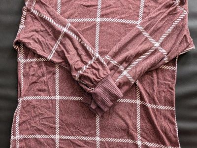 Maurices XL long sleeve plaid turtleneck top