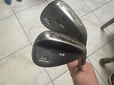 Matching Cleveland CG12 Wedge Pair (52° and 56°) - Zip Grooves