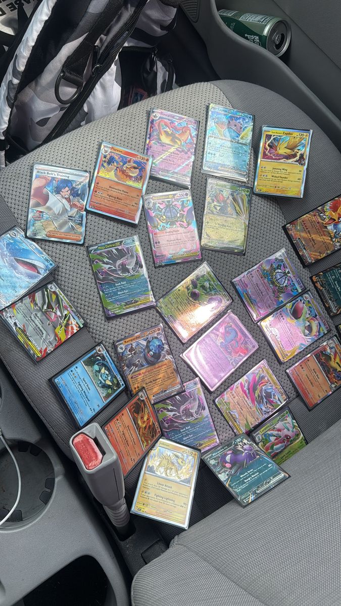 Pokemon Card Collection Lot - Holos, EX, GX, and Bulk Stacks