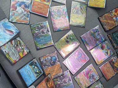 Pokemon Card Collection Lot - Holos, EX, GX, and Bulk Stacks