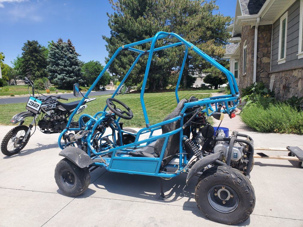 GK 125cc Go-Kart with Roll Cage