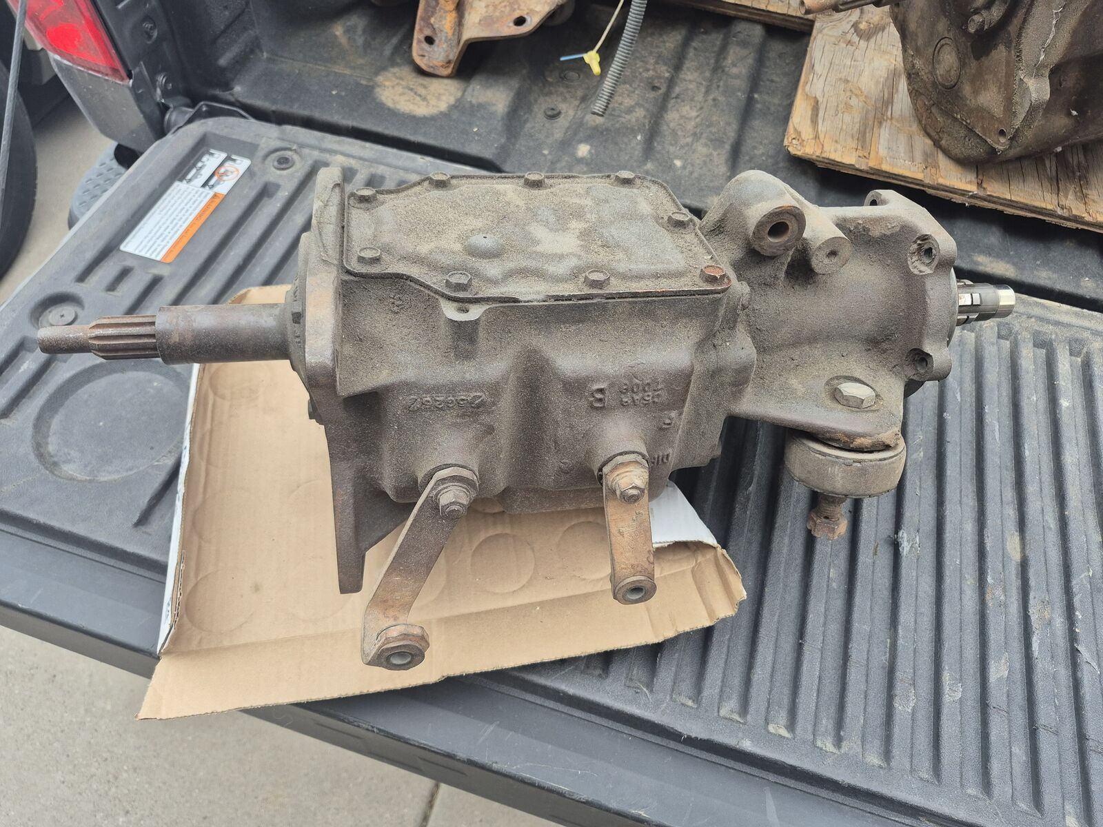 Early Ford Bronco 3 speed transmission with adapter 1966 to 77