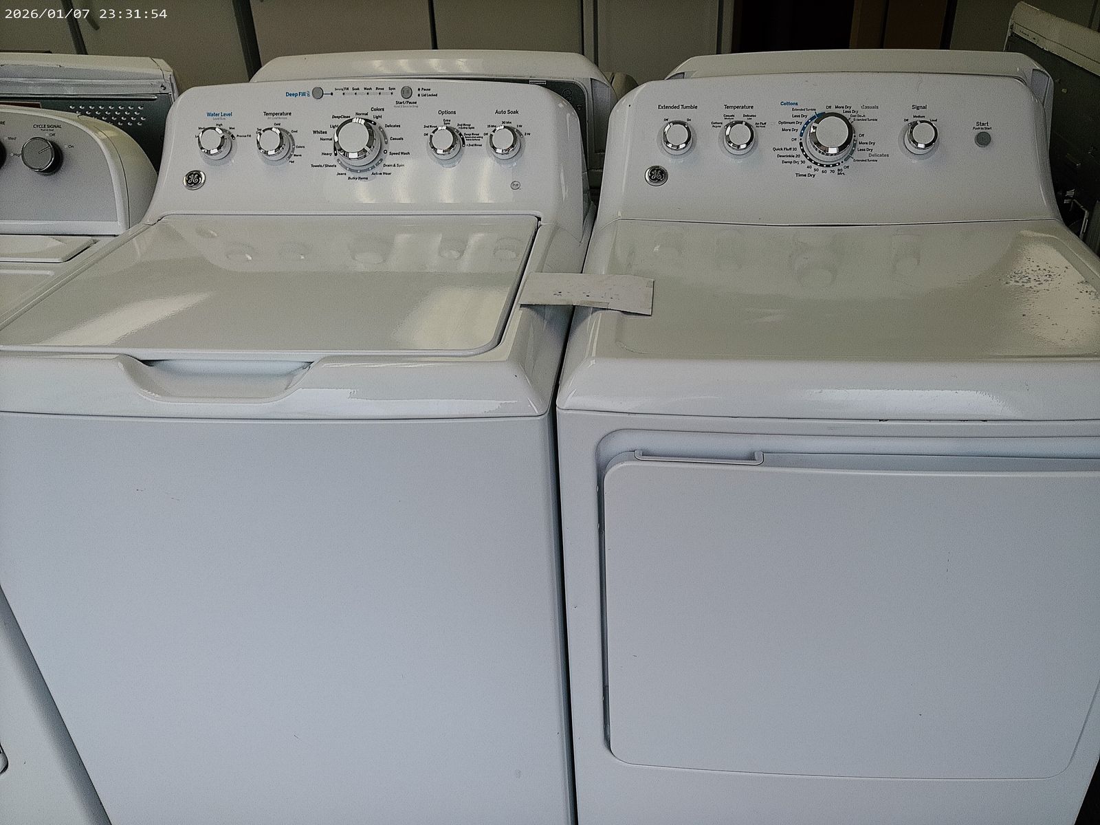 Heavy Duty Top Load Washer and Electric Dryer~90 Day Guarantee