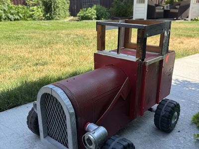 Custom Handmade Wooden Vintage Truck Mailbox Cover Outdoor Decor