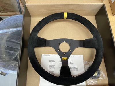 New OMP WRC Steering Wheel