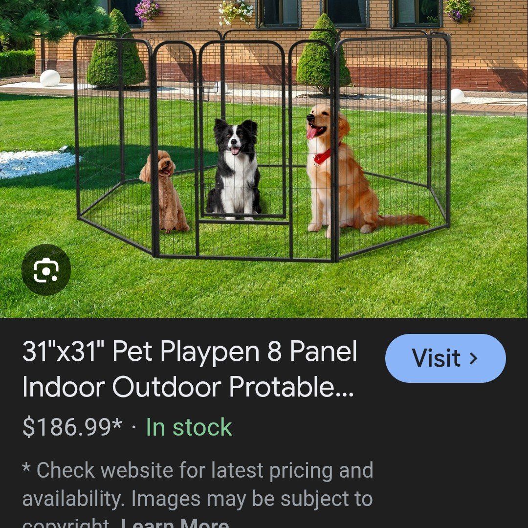 Pet puppy kitten chick dog cage play pen