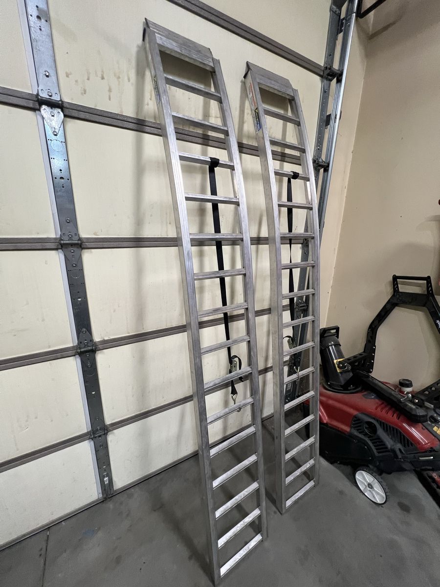 Loading Ramps for ATV, Motorcycle, Riding Mowers