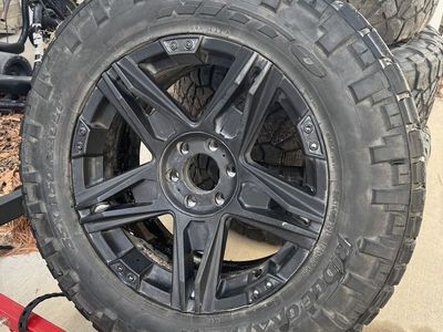 20" ford wheels with nitto ridge grappler tires 35 11.5 r20 6 lug 6x135
