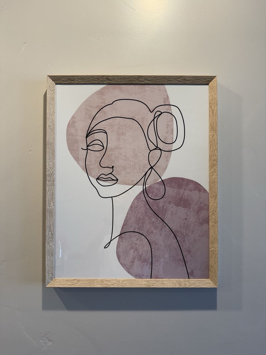 Modern Framed Wall Art – 17” x 21”