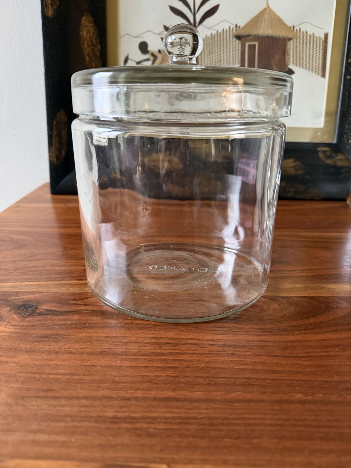 Glass Jar with Glass Lid