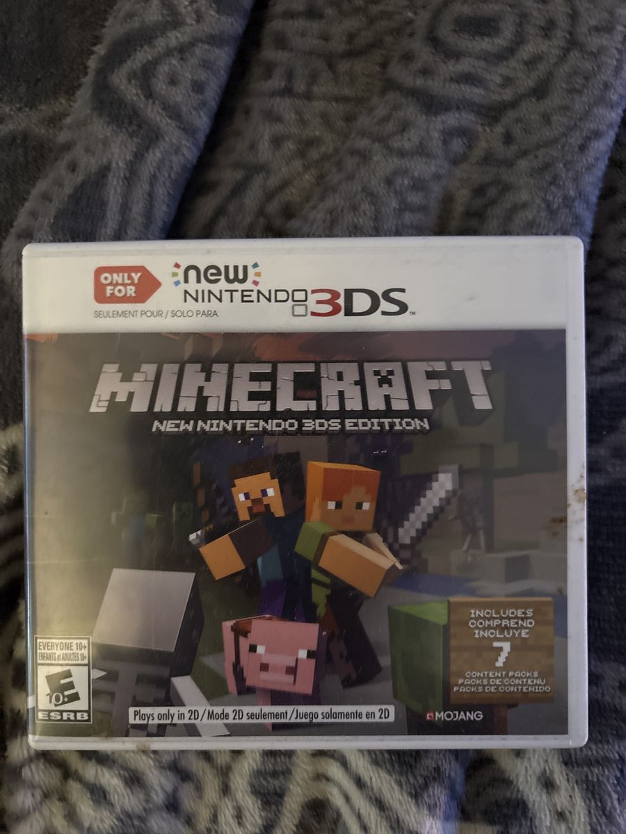 Minecraft New Nintendo 3DS Edition - Includes 7 Content Packs - ESRB 10+