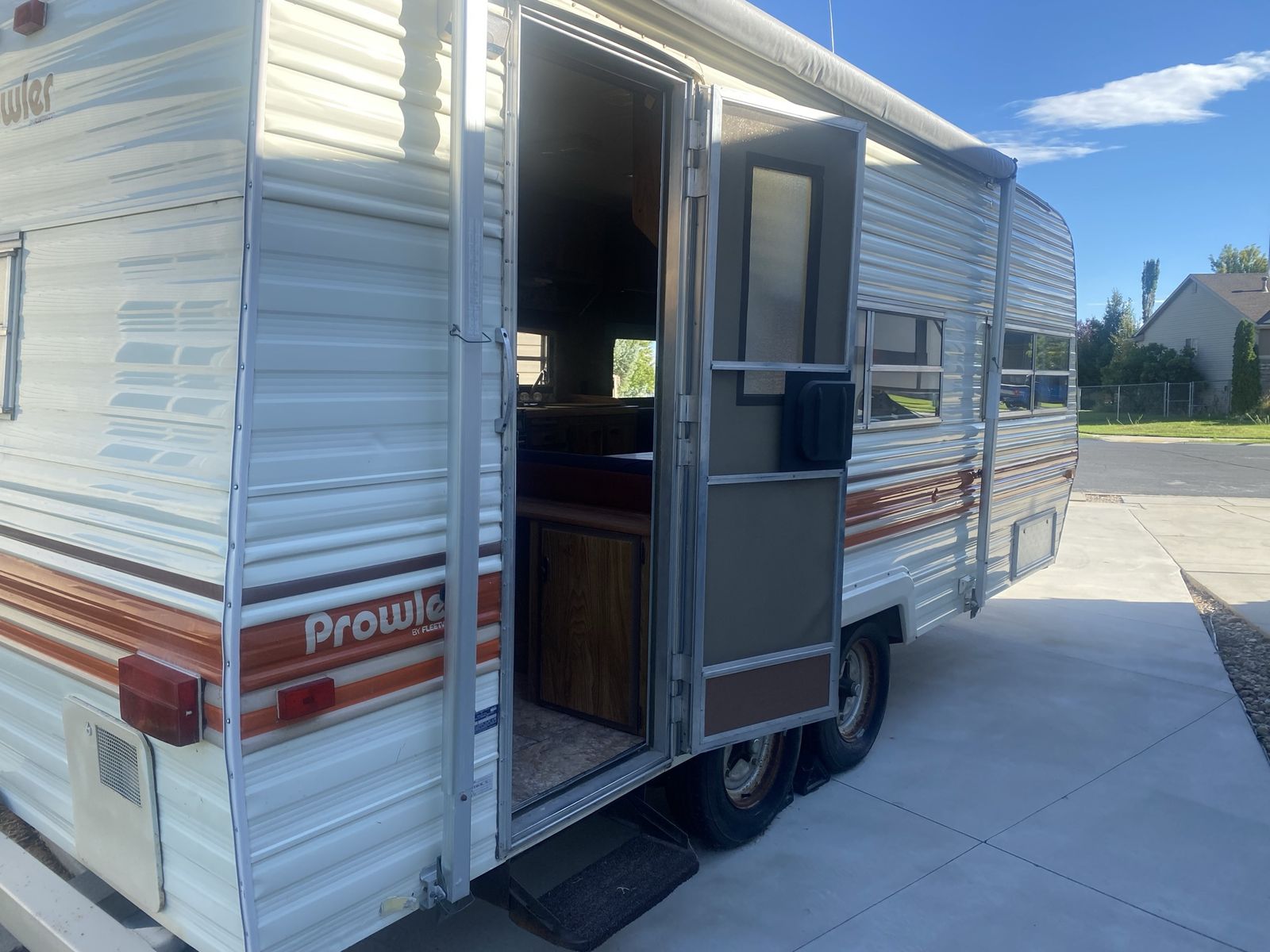 1983 Fleetwood Prowler Travel Trailer Bumper Pull