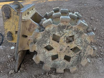 336 excavator compaction wheel