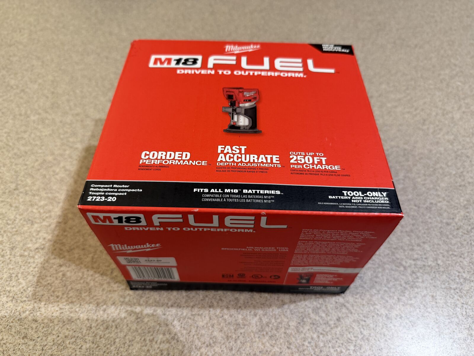 Brand new MILWAUKEE M18 Fuel Router, tool only