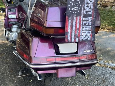 Running 1990 GL 1500 Honda Gold Wing Touring Motorcycle - Metallic Purple