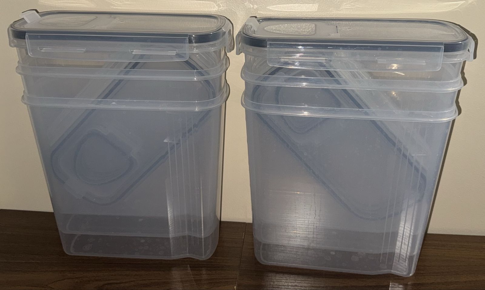 6x 4L Cereal Containers with Pour Lid