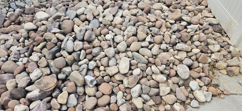 Free Assorted Landscaping Rocks, Pavers, and Retaining Wall Stones