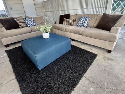 Couches and ottoman